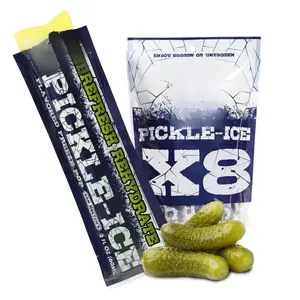 Van Holten's Pickle-Ice Freeze Pops - 8 Pack - 2oz Sugar-Free & Gluten-Free Dill-Iced Popsicles - Refreshing & Electrolyte-Infused - Made in Wisconsin