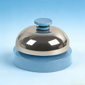 Metal Answer Bell Hand Clap Bell, Classroom Answering Device, Office Microphone Grabber, Restaurant Service Call Button, Pet Training Summoner, Compact Design
