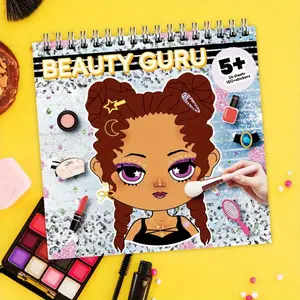 Fashion Awakening! A Creative Makeup Sticker Coloring Book to Learn Makeup Techniques, Develop Aesthetic Sense, And Enjoy The Fun of Beauty!