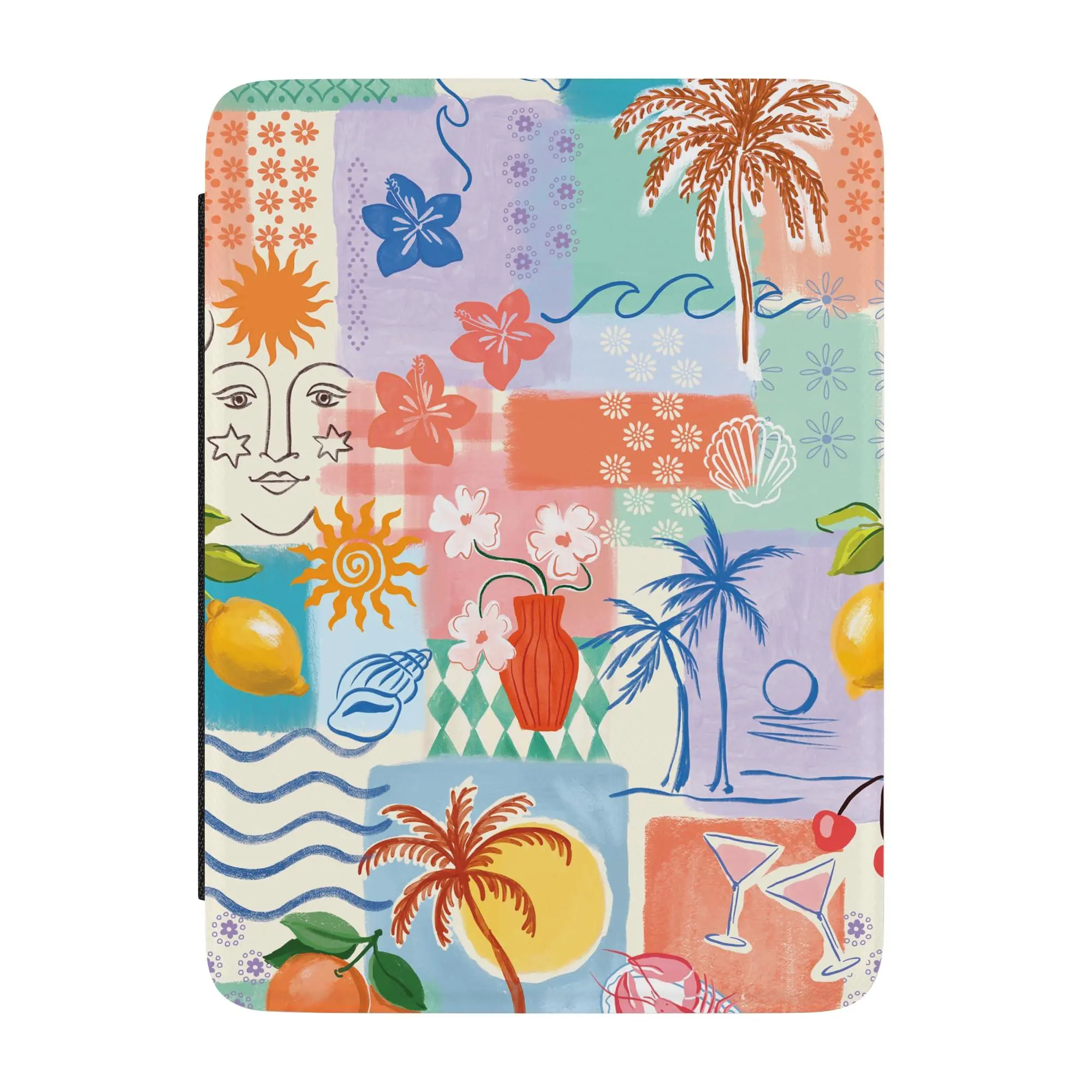 Casely Kindle Case | Tropical Heat | Beachy Collage, Cover, Accessories