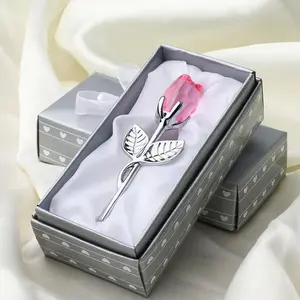 Valentine's Day Artificial Gold-Plated Rose , Gift Box Packaging Ideal for Valentine's Day, Mother's Day, Birthdays, and Anniversaries Water-Resistant & Durable Crystal Design Personalized Present Decoration Wedding,UU