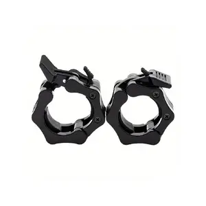 Barbell Clamps Collar (1 Pair), Exercise Collar,  Barbell Collars Dumbbell Lock Clips for Gym, Fitness Equipment Accessories