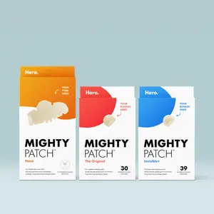 Hero Mighty Patch Nose Patches, Mighty Patch Original Pimple Patch, Mighty Patch Invisible+ Pimple Patch Bundle