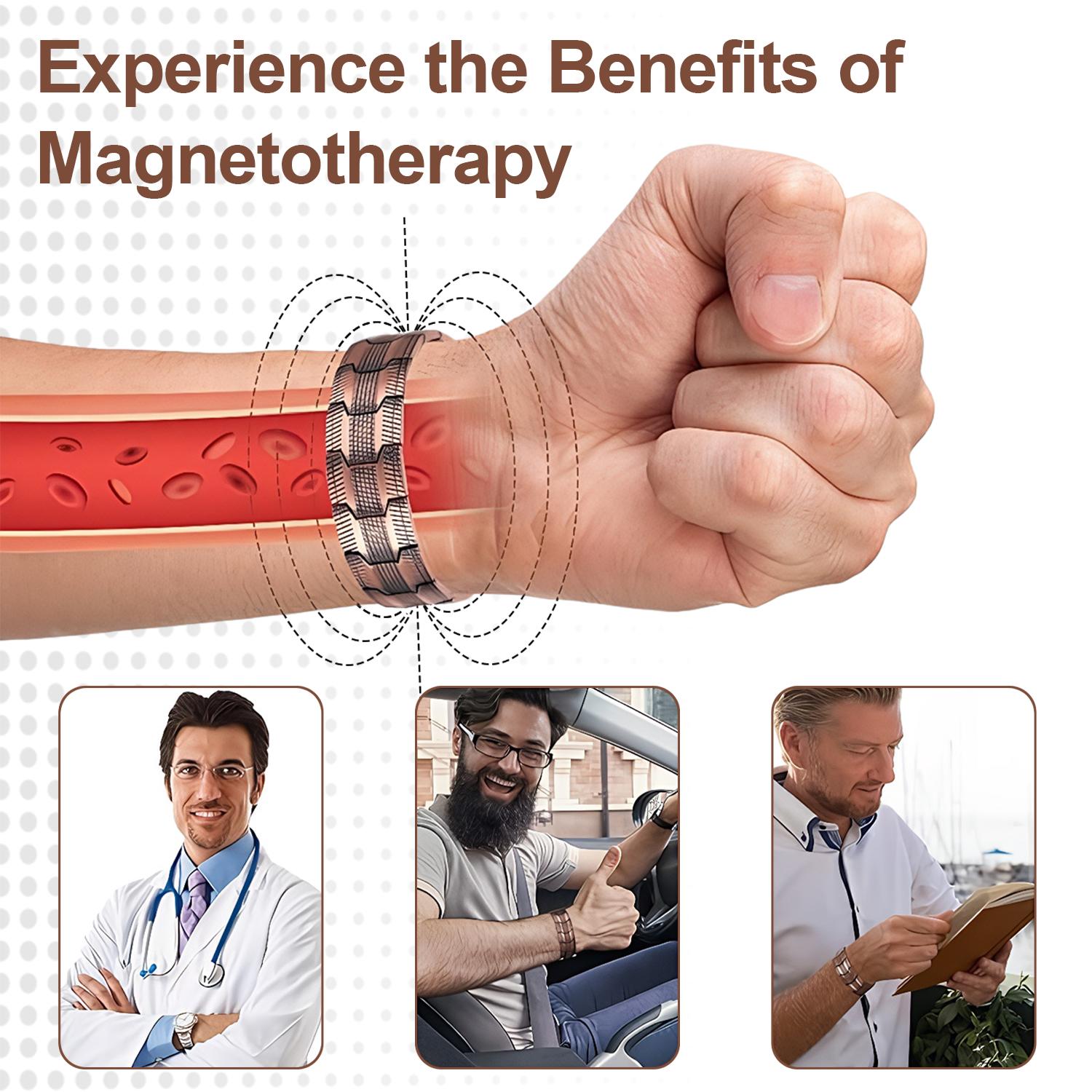 Copper Bracelet for Men, Pure Copper Magnetic Bracelet for Men – 3500 Gauss Magnets, Stylish Wellness Gift for Him, Relieve Fatigue & Boost Energy, is a jewelry magnetic bracelet for daily wear
