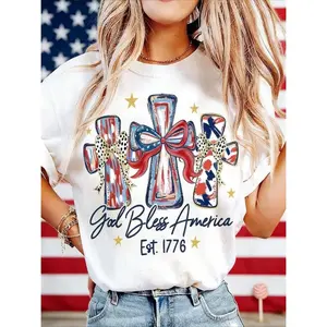 God Bless America Women T-shirt 250 Years America Anniversary USA 250th Birthday Gift Shirt Memorial Independence Day 4th of July Men Women Tee Shirt