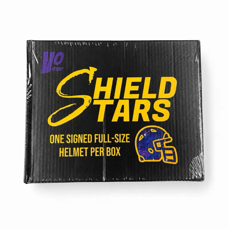 DIVISIONAL BREAK - Shield Stars Full Size Authentic Signed Helmet
