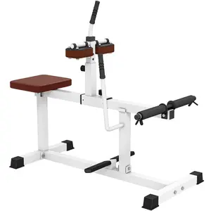 Seated Calf Raise Machine Adjustable Steel with a Unique Foot Platform for Deep Muscle Fiber Penetration a 440 Lb Weight Capacity for a Home Gym