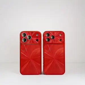 Electroplated Aurora Large Window Phone Case| Laser CD Pattern Light Luxury Anti-Shock Case| Compatible with iPhone 17Pro Max/16