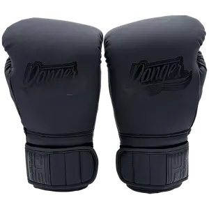 Boxing Gloves Danger Mexican Microfiber Black Logos
