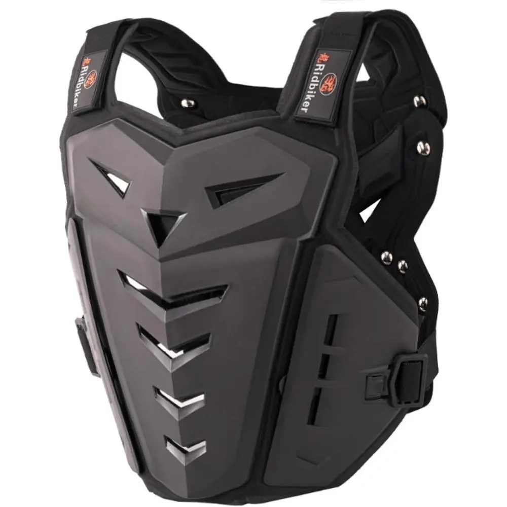 Adult Body Armor Vest, PP & Lycra Chest and Back Protector, Adjustable Dirt Bike Accessories for Motocross, Off-Road Racing & MTB, Dirtbike Gear, Eva Foam, Ventilated, Stretch Elastic, Impact Resistant, Offroad