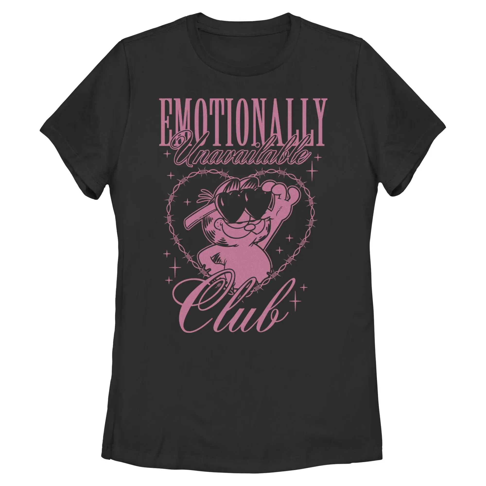 Womens Garfield Emotionally Unavailable Club T Shirt
