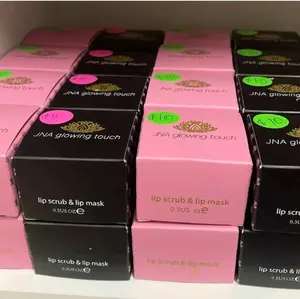 JNA glowing touch lip scrub & lip mask.