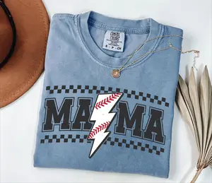 Comfort Colors® Baseball Mama Shirt, Mothers day Gift For Baseball Mom, Gift For Baseball Lover Mom Shirt