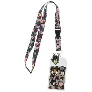 Disney Villains Breakaway Lanyard with ID Badge Holder and Maleficent Rubber Charm
