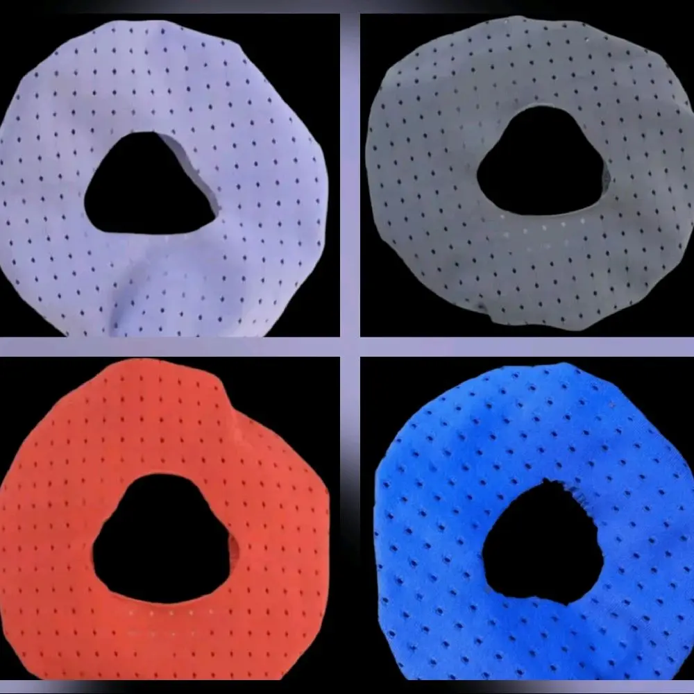 Nasal CPAP Mask Liners – Comes in 4 colors: Gray, Blue, Reddish Orange, & Light Purple - Washable, Reusable – Soft & Breathable