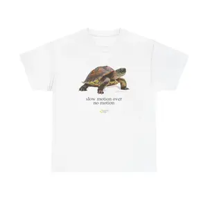 Slow Motion Turtle Shirt - Casual Cotton Retro T-Shirt with Vintage Graphic Design for Men and Women Top Streetwear graphic tees ivan cornejo merch men gifts graphic tee shirts men 90s graphic tees clothes men comfort color shirts
