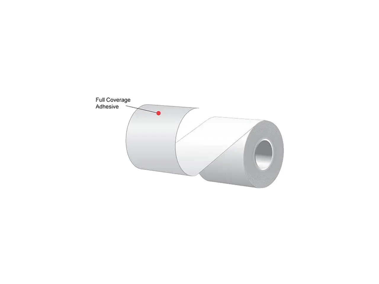 MAXSTICK CONSUMABLES 3125 X 170 1 ID CORE FULL COVERAGE ADHESIVE REPOSITIONABLE LINER LESS LABEL ROLL 80GSM20 32 ROLLS PER CARTON PRICED PER CARTON