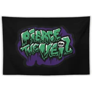 1pc,Pierce Rock Band The Veil Tapestry 40x60 Inch Music Posters Hanging Wall Art for Living Room College Dorm Decor Banner Flag