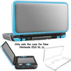 Transparent Clear Crystal Protective Cover Case Shell for Nintendo New 2DS LL/XL Console Game Console Accessories Game Peripherals