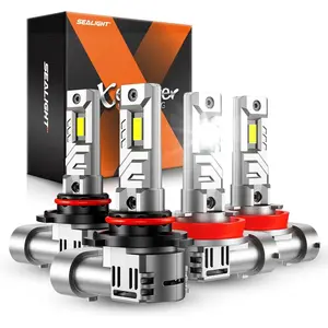 2019 Ford Ranger 9005/HB3 H11/H9/H8 160W 6500K White IP68 LED Headlight Bulbs 2Pairs SEALIGHT X1S