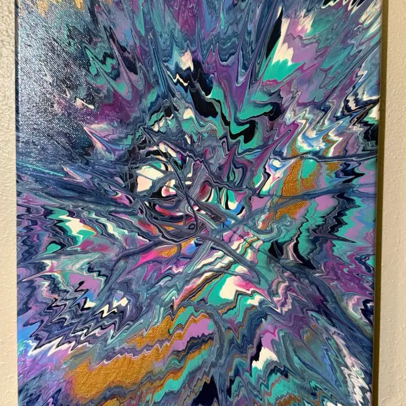 Kyle Hogan 11x14 Signed Original Spin Art