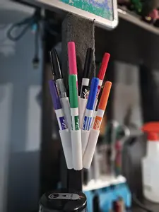 Magnetic Marker Holder for Expo markers, holds 10 (thin markers only)