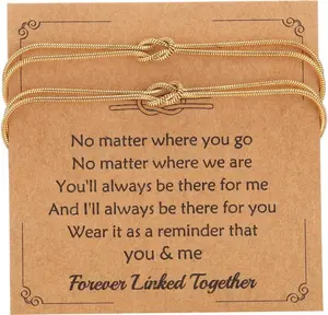 Knot Matching Bracelets for Couples Mother/Father Daughter Bracelets Dainty Forever Infinity Matching Bracelets for bf and gf
