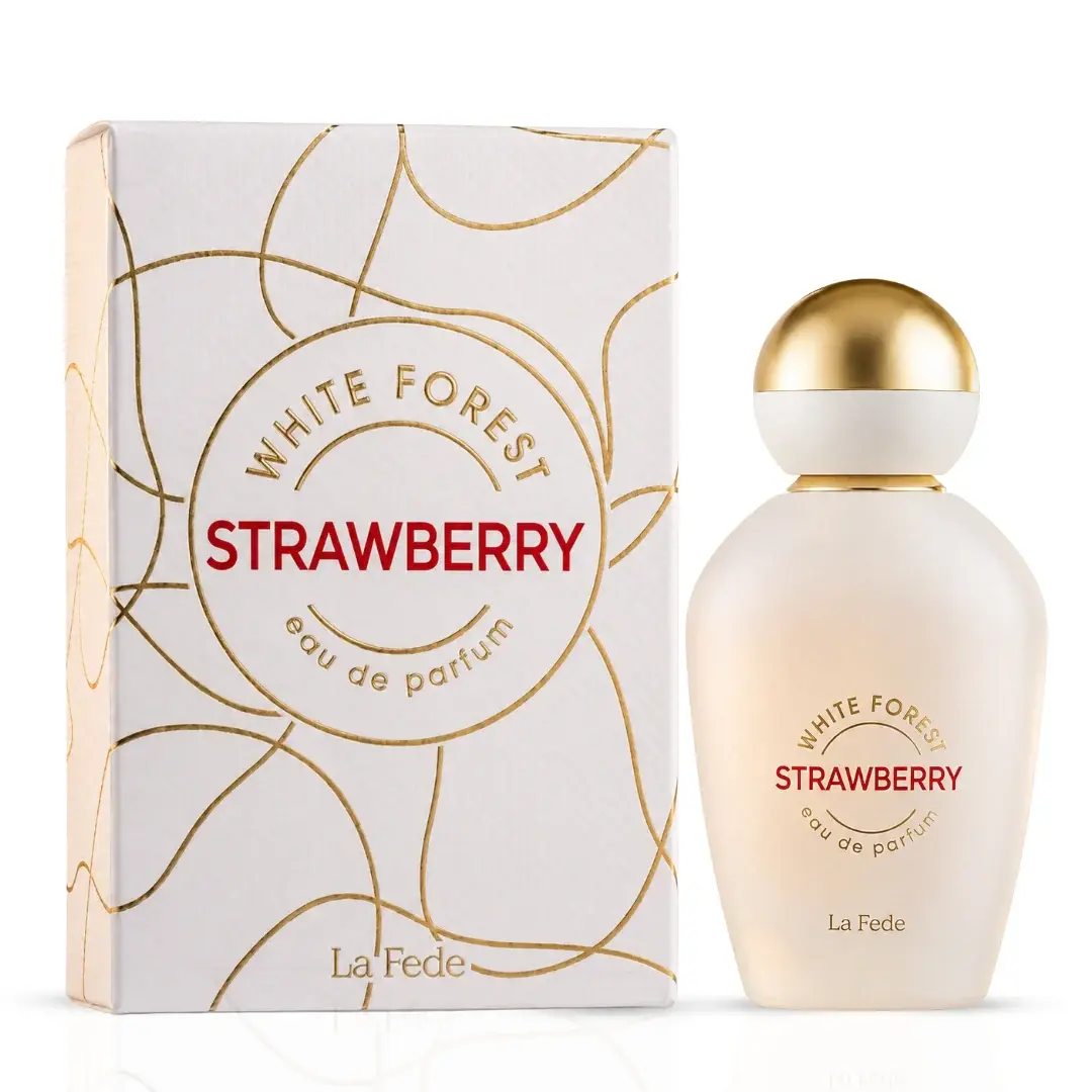 La Fede White Forest Strawberry Eau de Parfum Spray 100ml (3.4 oz) by Khadlaj
