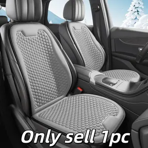 New Car Seat Cushion Pad, Breathable Fabric Comfort Cool Universal Single Square Mat, All-Season Use, Durable & Stylish Design, Car Seat Decorative
