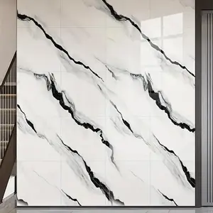 Marble Pattern Wall Sticker, 30pcs/set Self-adhesive Wall Tile Sticker, Removable Wall Decal for Home Kitchen Bathroom, Decorative Wall Sticker