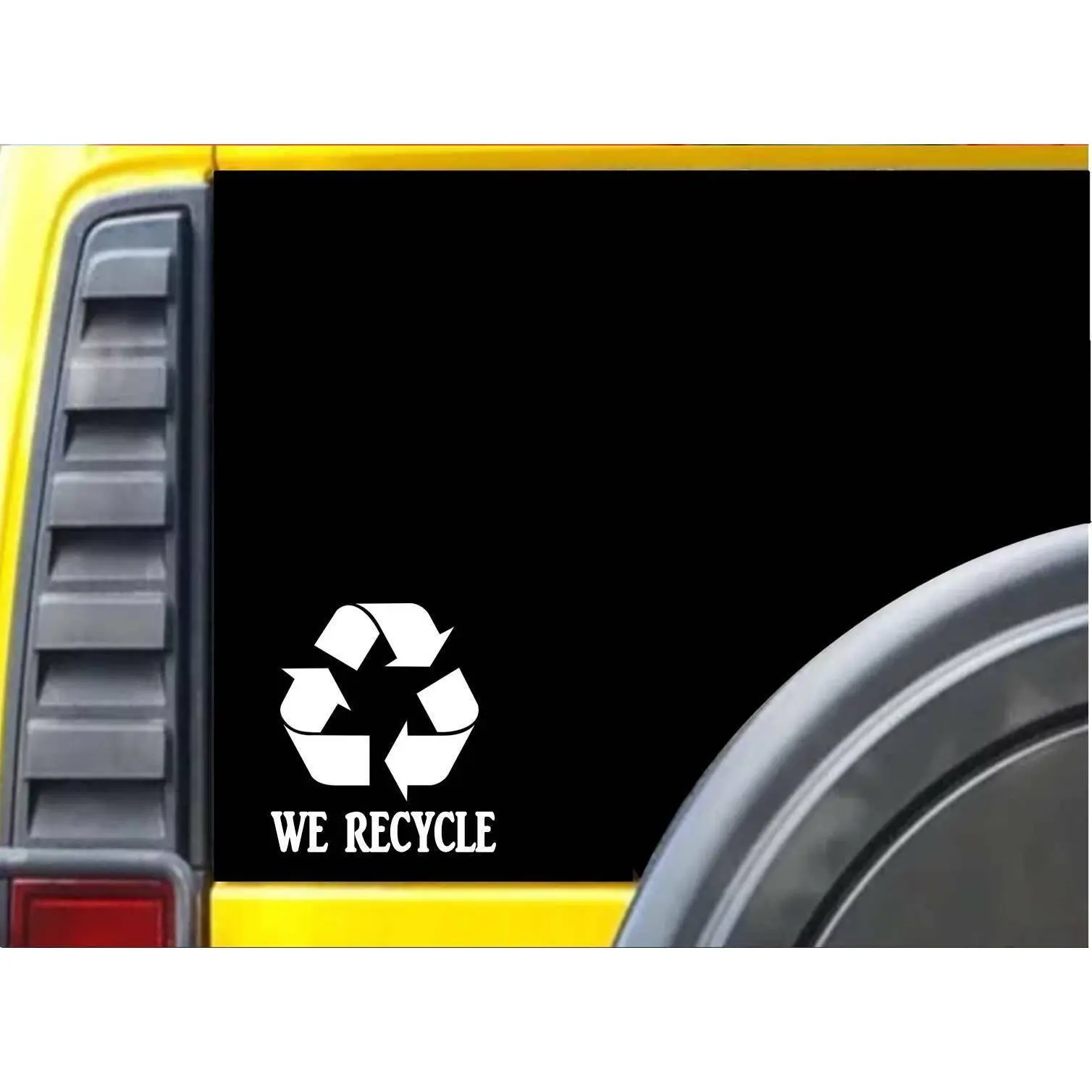 We Recycle sticker L029 6" vinyl decal