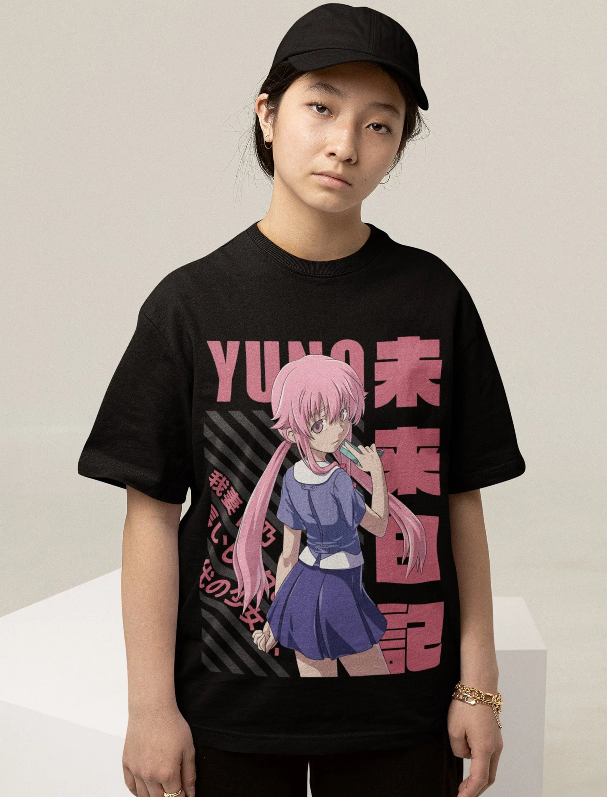 - Yuno Gasai Anime T-Shirt, Mirai Nikki Future Diary Manga Waifu Shirt, Aesthetic Anime Short Sleeve Tee T-shirts, Crewnecks, Hoodies – Gifts Suitable for Anyone