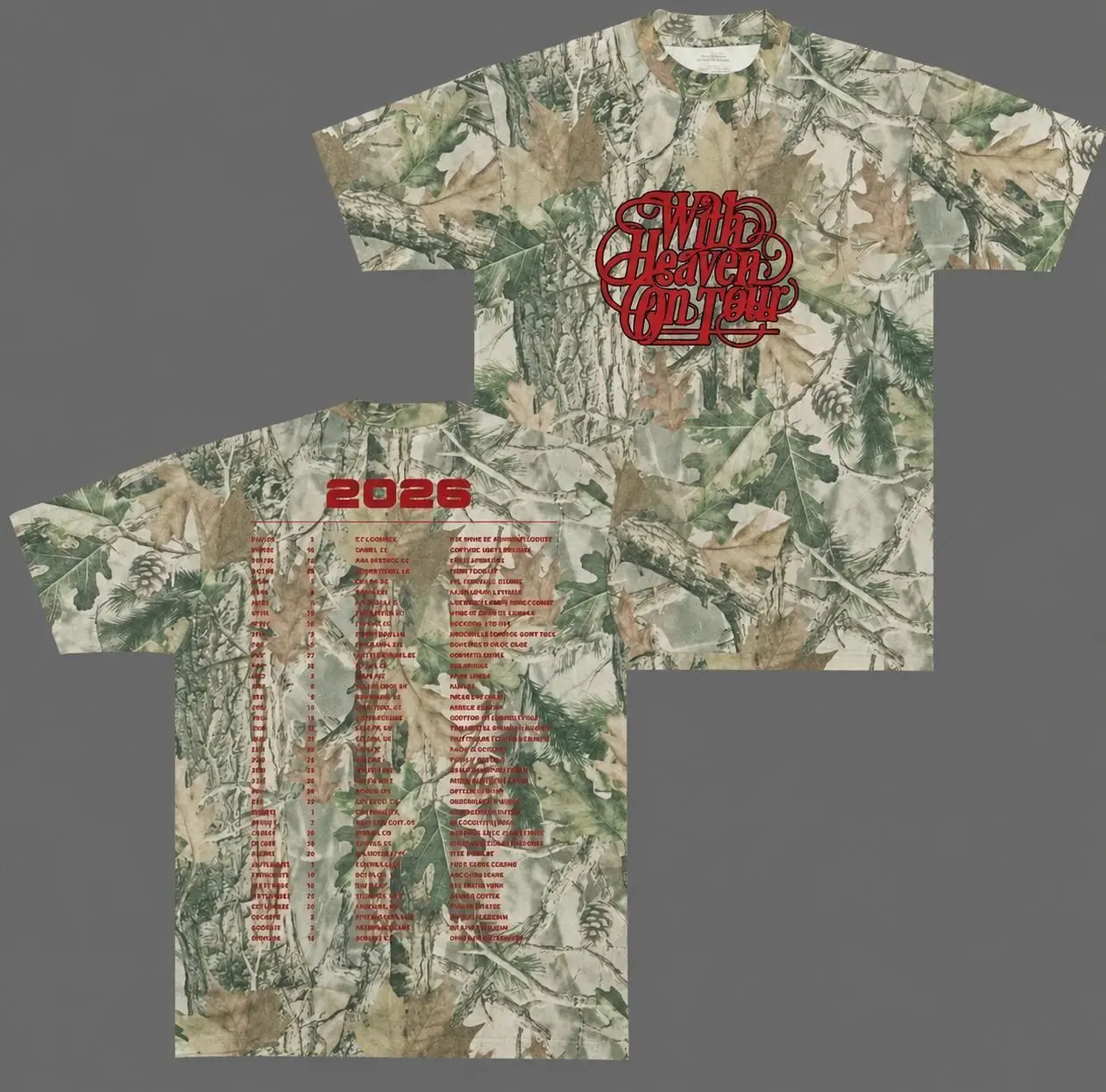 ZB Inspired Camo 3D Shirt, Country Music 3D T-Shirt, Heaven Top Inspired Concert Tee, Western Fan Shirt