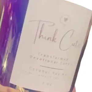 Think Cute® Transformed Signature Scented Devotional Candle