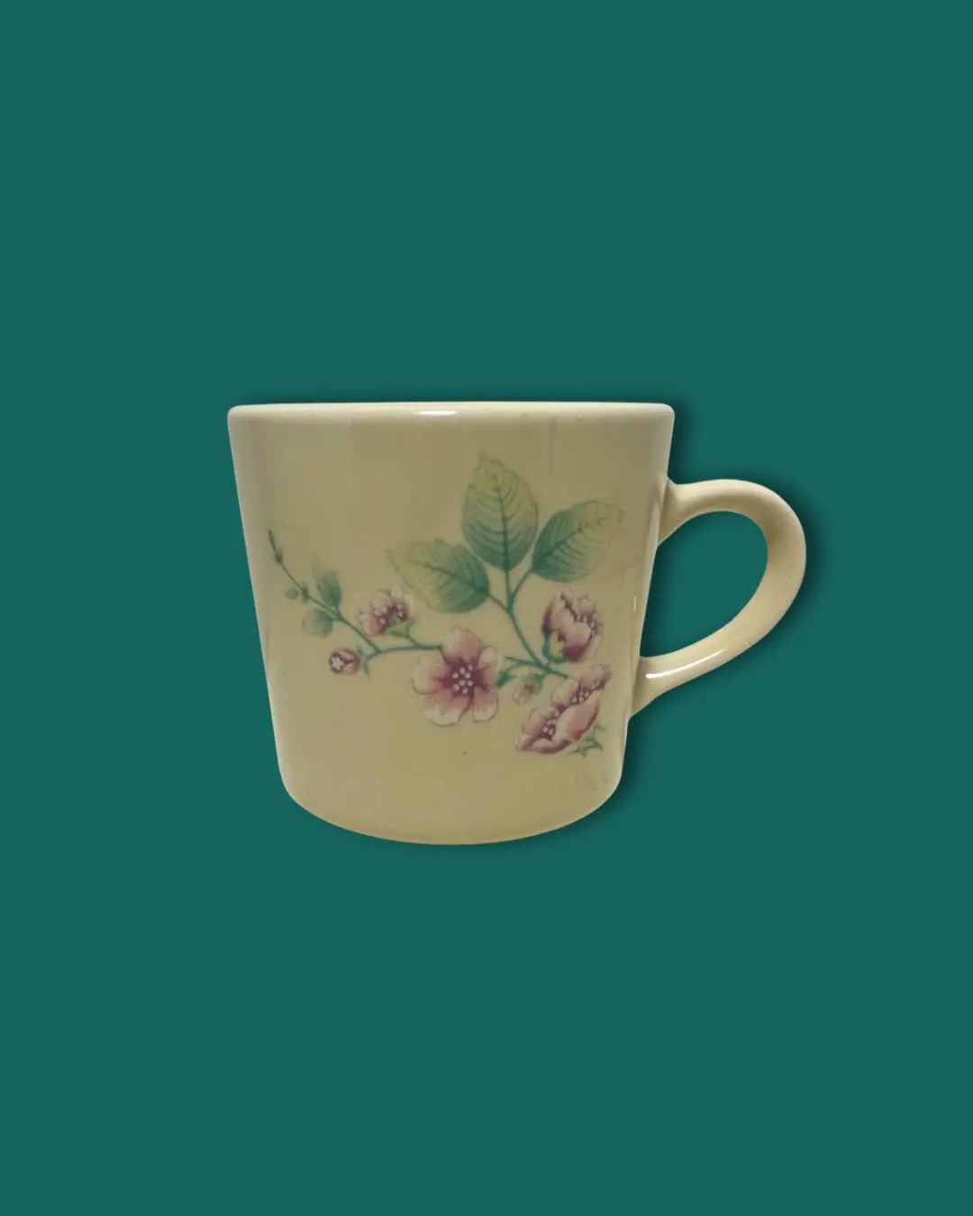 Vintage Corelle Alpine Blossom Stoneware Mug