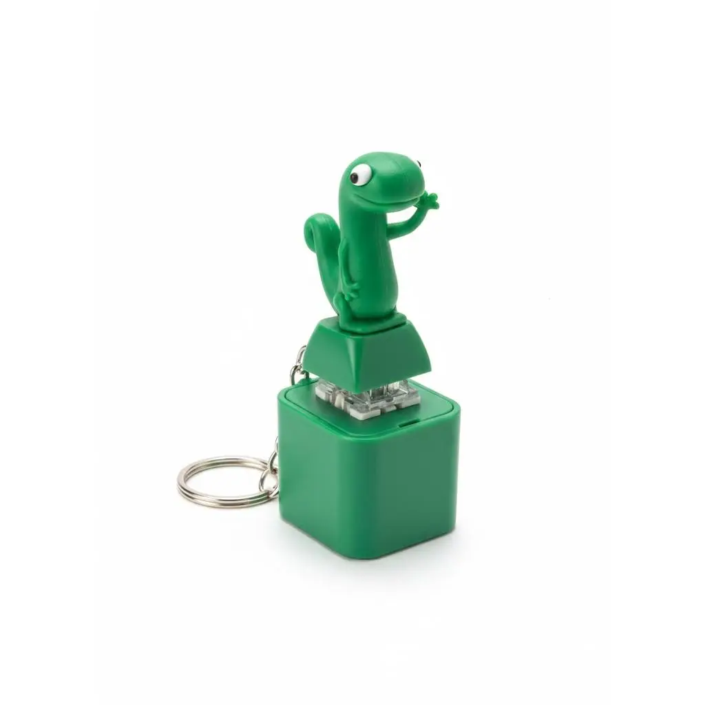 Lizard Keychain with Rechargeable LED Light & Realistic Croak– Perfect Funny Gift for Kids & Adults – Viral TikTok Fun Toy You’ll Keep Clicking