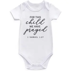 for this child we have prayed Baby Bodysuit