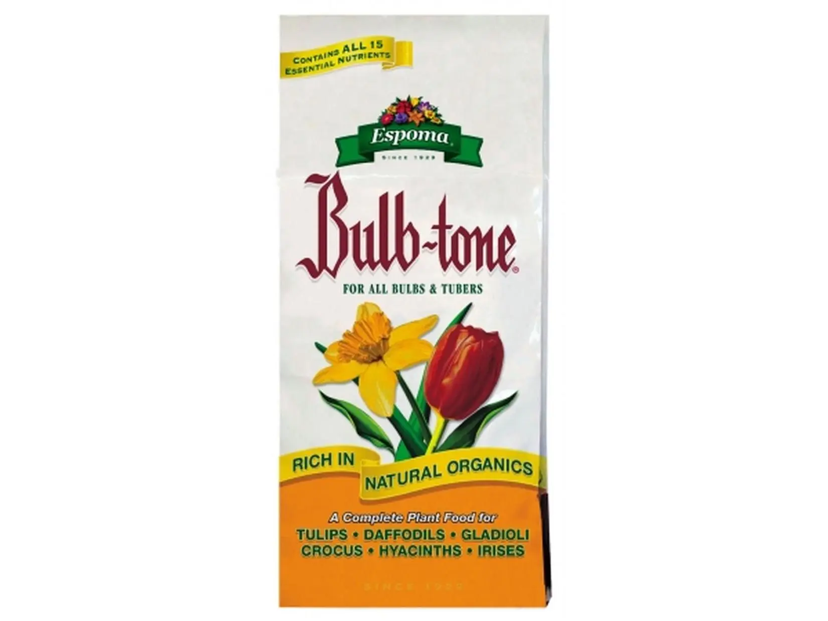 Espoma 4 Lbs Bulb-Tone 4-10-6 Organic-Rich Natural Plant Food, Slow-Release All-Nutrient Mix Fertilizer for Tulip Growth & Balanced Plant Development, Slow Release Fertilizer, Balanced Npk Multi-Purpose Fertilisers
