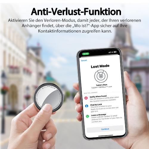 Summervibes TUKIO Air Tags 4er Pack Schwarz Smart Key Finder Compatible with Apple Find My App iOS Only Airtag for Keys/Baggage Tracker with Replaceable Batteries Small Electronics Tracker Summervibes TUKIO Air Tags 4er Pack Schwarz Smart Key Finder Compatible with Apple Find My App iOS Only Airtag for Keys/Baggage Tracker with Replaceable Batteries Small Electronics Tracker