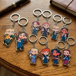 The Pitt Character Keychain