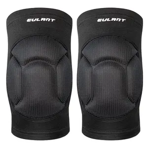 Knee Pads with Thickened SBR Pad Sports Knee Support Sleeve Anti-Slip Wrestling Knee Braces for Adult Teenagers Knee Protector for Pain Relief, Workout,Snowboarding,Volleyball,Soccer1 Pair Protective Gear