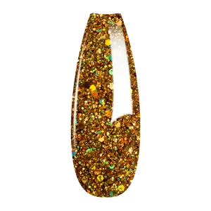Ombre Glitter Nail Art - Yellow Colors - GO02
