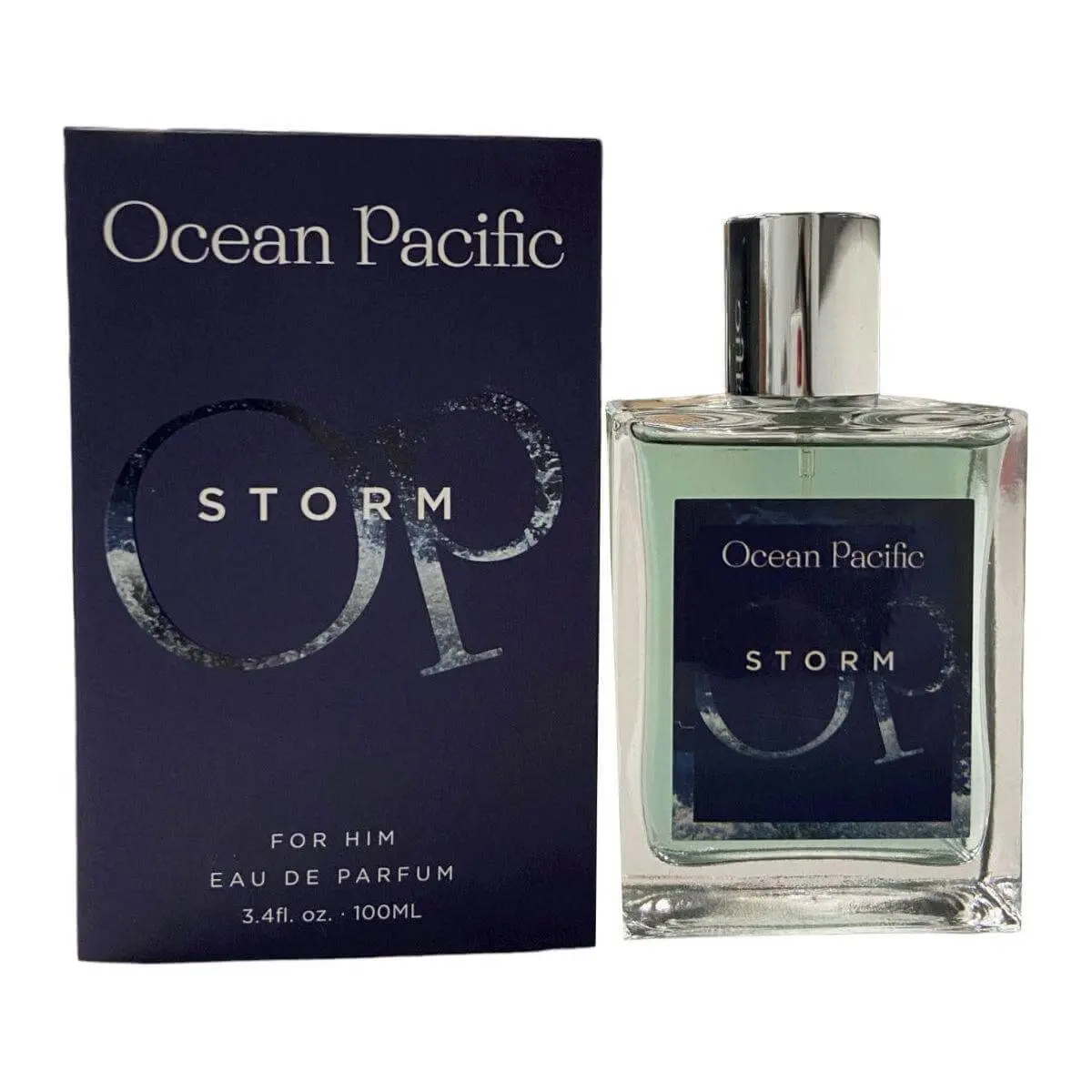 Ocean Pacific Op Storm Men's Eau de Parfum (EDP) Spray, 3.4 fl oz Single Item, Newly Boxed, Ideal Gifts for Him, For My Boyfriend, Signature Scent, Aquatic Fragrance, Marine Perfume, Gifts For Boyfriend