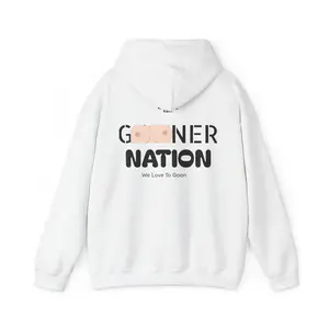 Gooner Nation Hoodie, Unisex Heavy Blend Sweatshirt for Arsenal Fans, Perfect for Game Days, Casual Wear, Gifts for Sports Lovers
