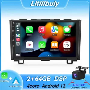 Car Stereo for Honda CRV 2007-2011 touch screen has Android Auto Wireless Carplay, Bluetooth WIFI supports GPS Navigation Car Video Player Car Audio