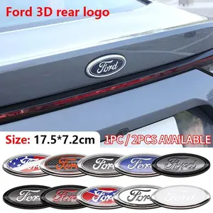 Ford Car Front Rear Emblem Sticker, Decorative Badge, Unique Exterior Decoration Accessory, Replacement Logo, Creative Modification Part, Car Decals