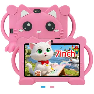 7-inch children's Android learning machine, Toddler Tablet, various learning apps, parental control, portable anti-fall, supports microSD card, Learning Tablet, dual cameras, supports internet access, Learning Entertainment Tablet