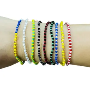 Simple Elastic Bracelet Ilde Sencillo for Santos ochun Orula Shango - Colorful Bead Design