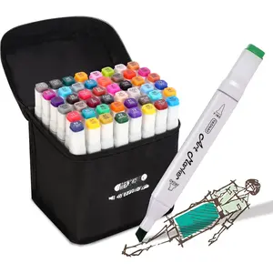 Markers, 48 Colors Dual Tip Art Marker, Drawing Markers, Coloring Marker for  Sketching Adult Coloring