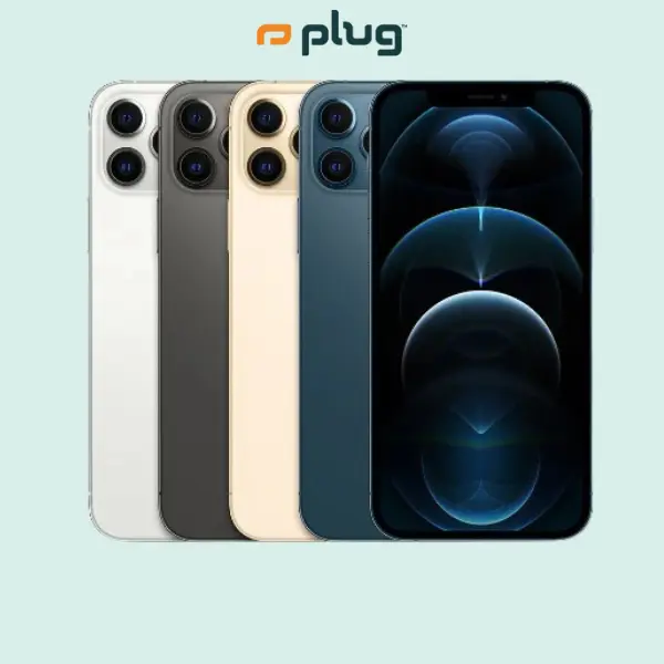 Refurbished iPhone 12 Pro Max (Unlocked) - Acceptable Condition with 1-Year Warranty by Plug